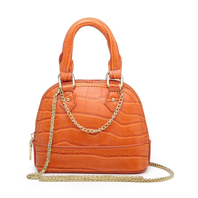 Red Leather Shoulder Bag Women