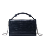 Genuine Leather Bag Crocodile Pattern Handbag