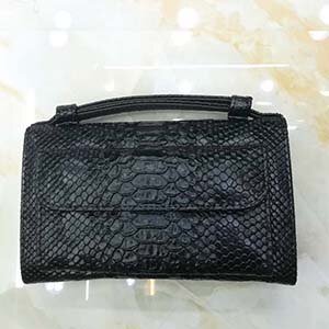 Genuine Leather Bag Crocodile Pattern Handbag