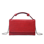 Genuine Leather Bag Crocodile Pattern Handbag