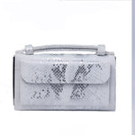 Genuine Leather Bag Crocodile Pattern Handbag