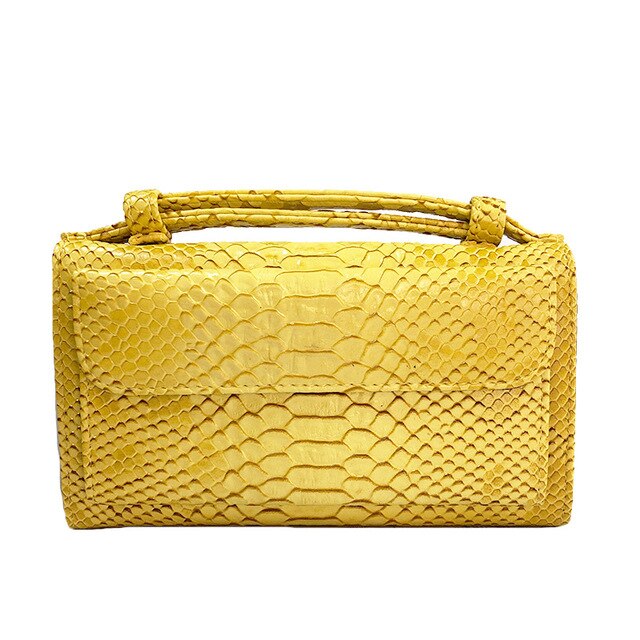 Genuine Leather Bag Crocodile Pattern Handbag