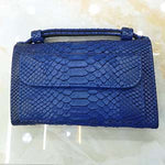 Genuine Leather Bag Crocodile Pattern Handbag