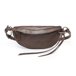 Women Waist Snake Pattern Leather Belt Bag Slim