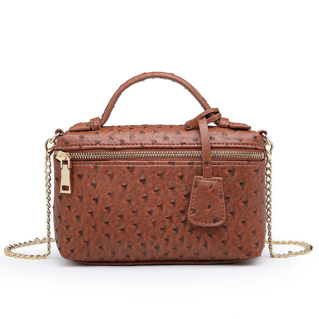 Saudi Arabia Women Fashion Embossed Leather Bag