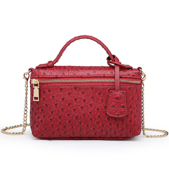 Saudi Arabia Women Fashion Embossed Leather Bag