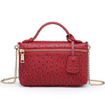 Saudi Arabia Women Fashion Embossed Leather Bag