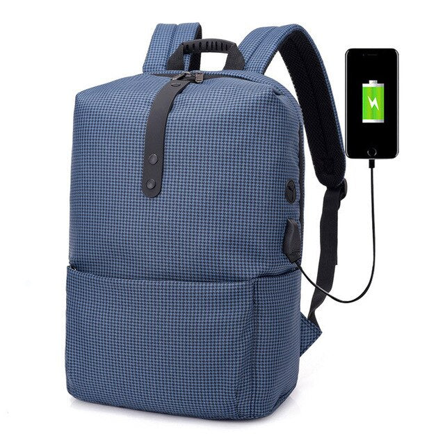 Large Capacity Laptop Bag USB Charge  Computer Bags