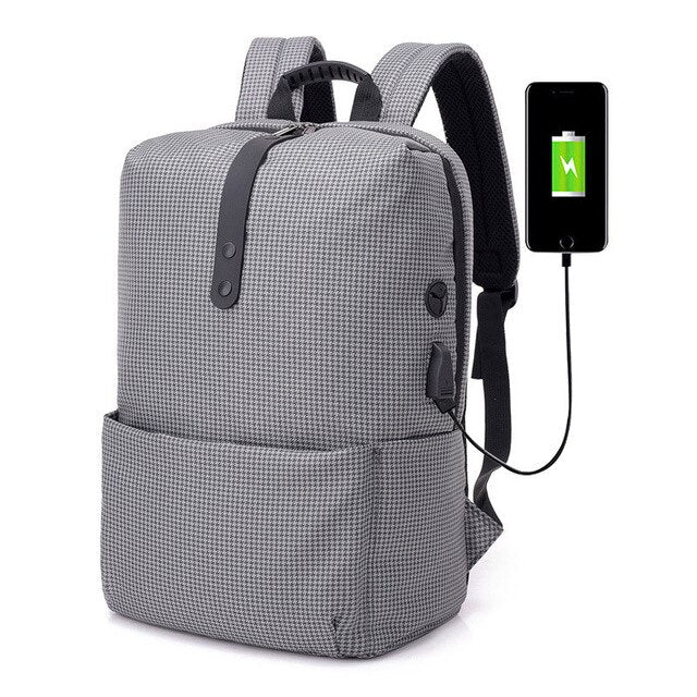 Large Capacity Laptop Bag USB Charge  Computer Bags