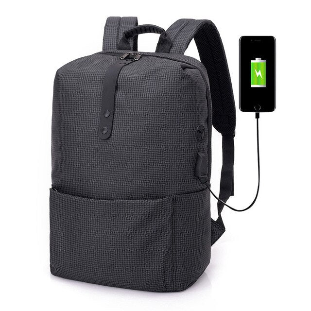 Large Capacity Laptop Bag USB Charge  Computer Bags