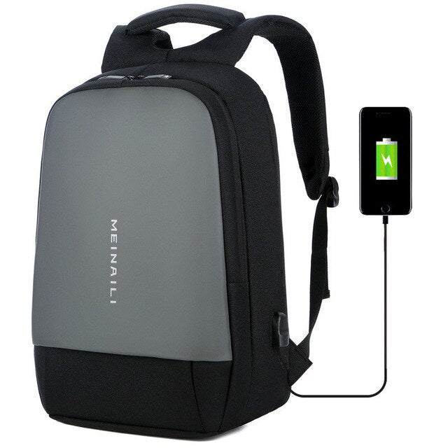 Men 15.6 inch  Anti Theft Laptop Backpacks Usb Charging Women Notebook