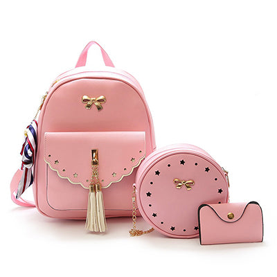 Female Pink Cute Backpacks For Girls