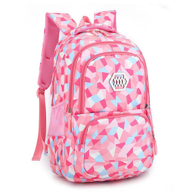 Children school pink bags for teenagers girls big capacity