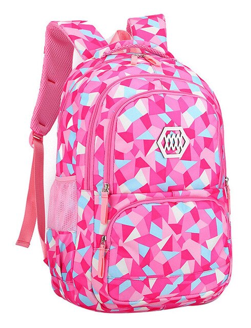 Children school pink bags for teenagers girls big capacity