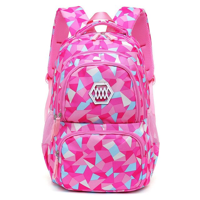 Children school pink bags for teenagers girls big capacity