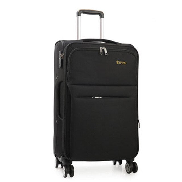 BeaSumore Oxford Rolling Luggage Spinner Suitcases Wheel Men