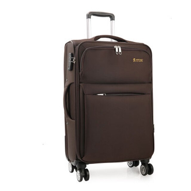 BeaSumore Oxford Rolling Luggage Spinner Suitcases Wheel Men
