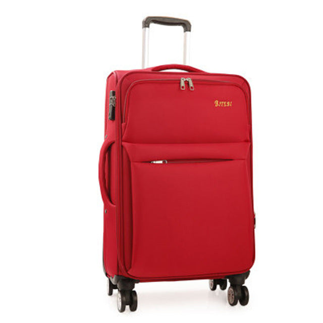 BeaSumore Oxford Rolling Luggage Spinner Suitcases Wheel Men
