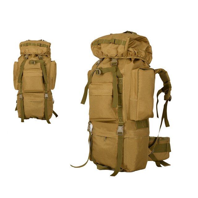 80L Outdoor Backpack Large Capacity Camping Camouflage military rucksack