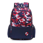 Primary school backpack Camouflage School bags kids