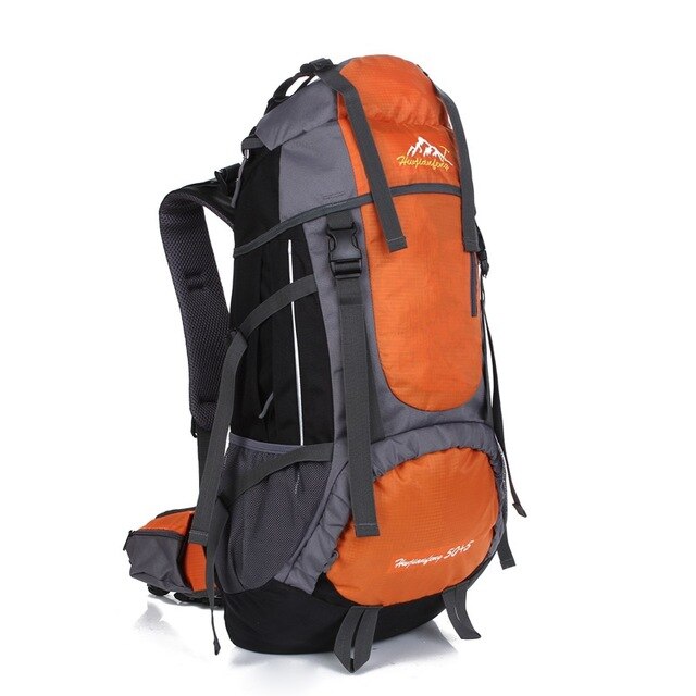 Camping outdoor bag 55L man women climbing hiking backpack