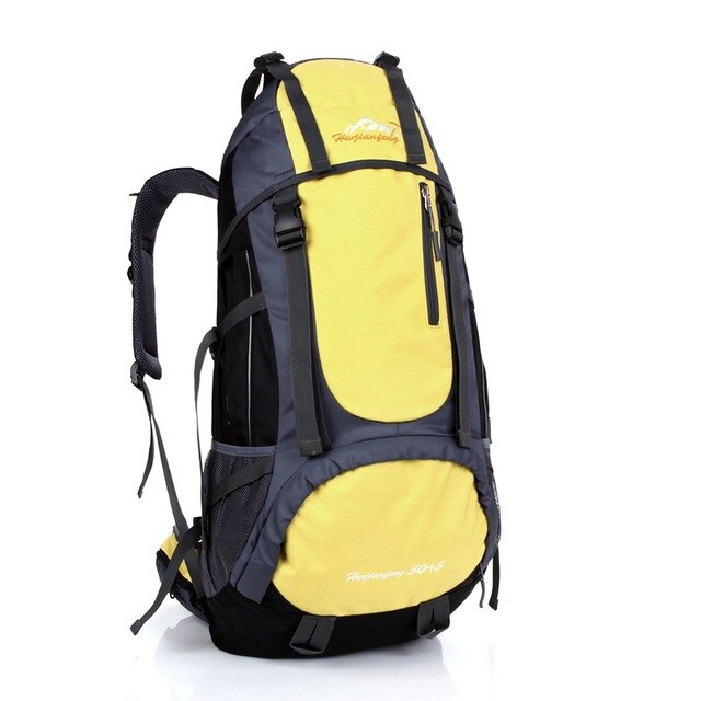 Camping outdoor bag 55L man women climbing hiking backpack