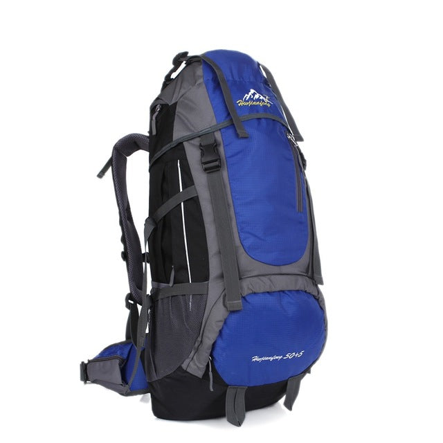 Camping outdoor bag 55L man women climbing hiking backpack