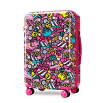 Children Rolling Luggage Spinner 20 inch Kids Suitcase Wheels Cute Cartoon