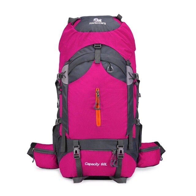 60L Climbing Backpack man women Outdoor bag nylon Waterproof