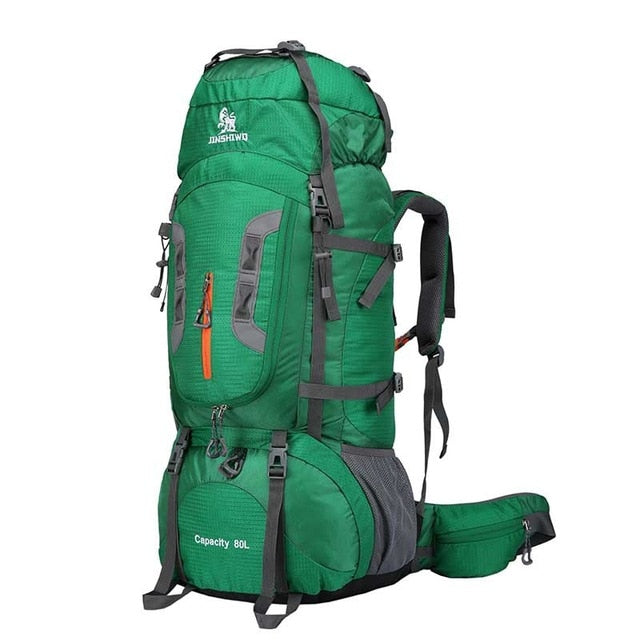 Climbing Outdoor Bags 80L Nylon External Frame hiking backpacks